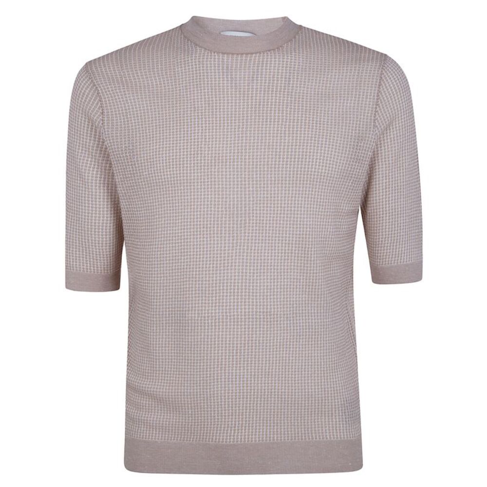 Ballantyne Men "Riso" Stitch Round Neck Sweater